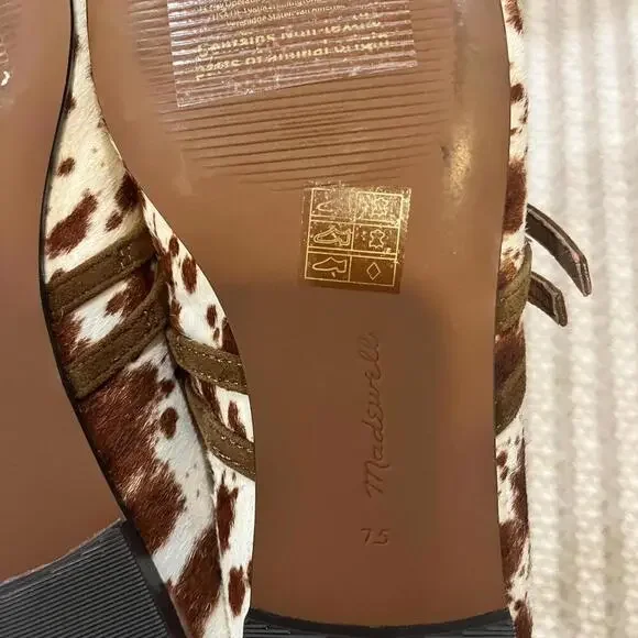 Madewell The Greta Double-Strap Ballet Flat in Russet Multi - Picture 6 of 6